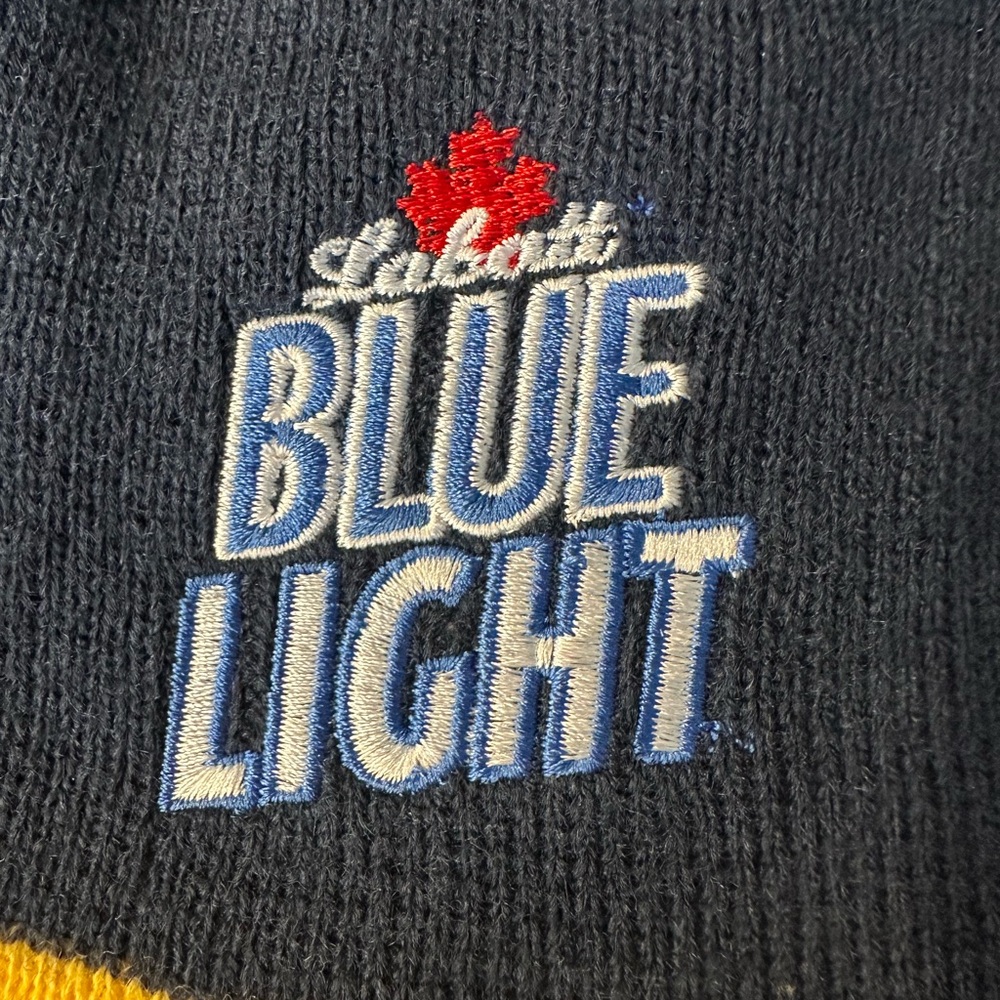 NHL Blue and Yellow Beanie Hat - Picture 5 of 6